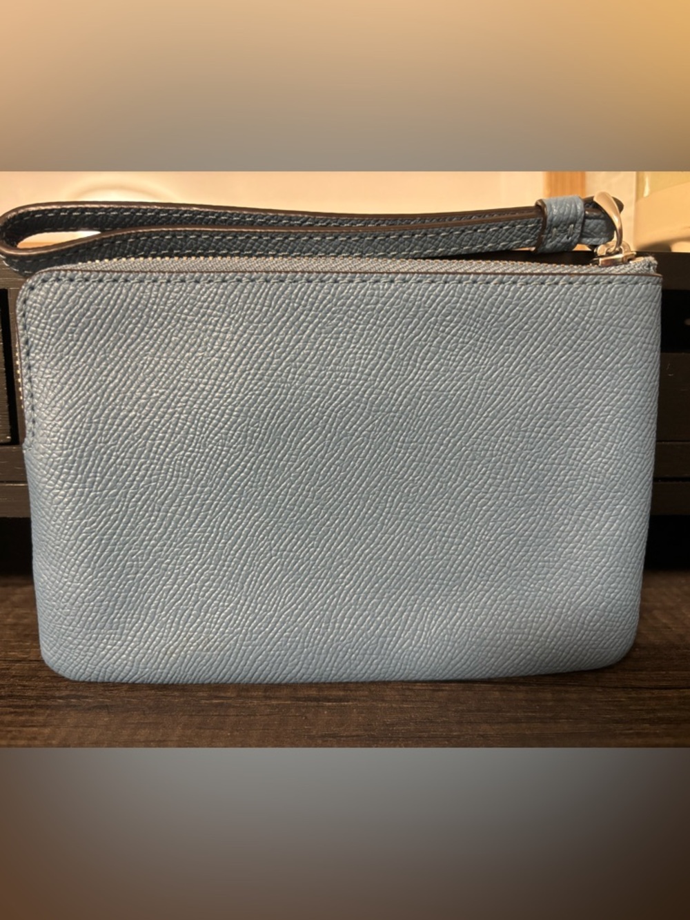 Coach Leather Zip Wristlet - Picture 3 of 7